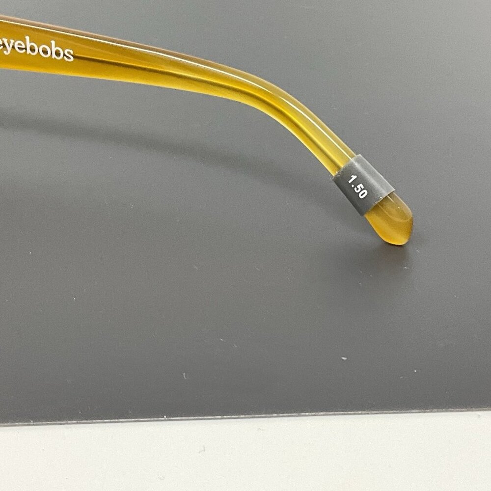 eyebobs Peckerhead Reading Glasses Color 20 - Cobalt Front with Blonde Temples - Picture 11 of 16